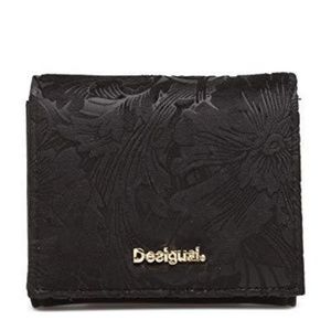 Black velvet Wallet Vintage Style by Desigual NWT